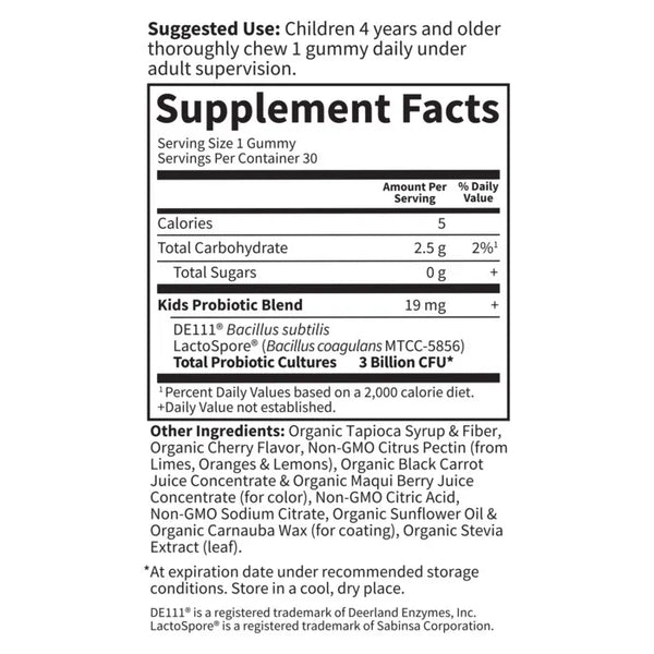 Garden of Life Kid's Probiotic Gummies