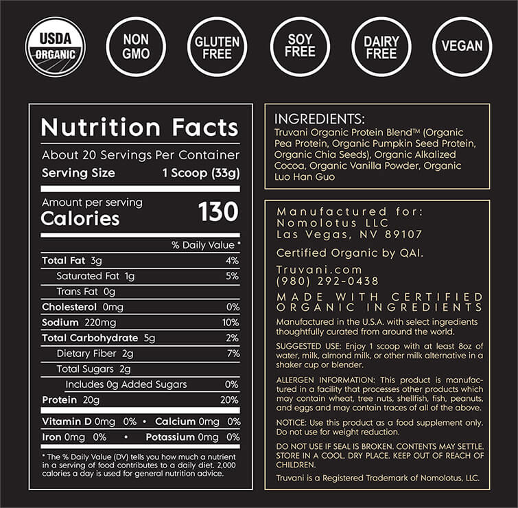 Truvani Plant Protein