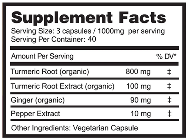 Billy's Infinity Turmeric Pain Relief