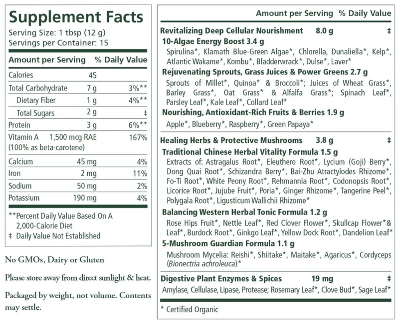 Synergy Organic Superfood