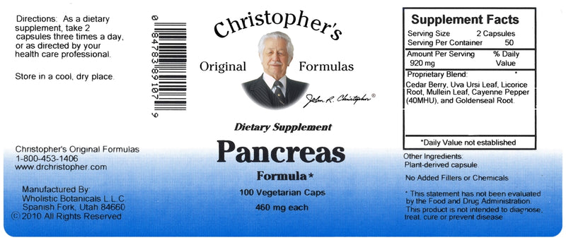 Dr. Christopher's Pancreas